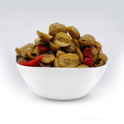 Barchetta Green Olives approx 500gm