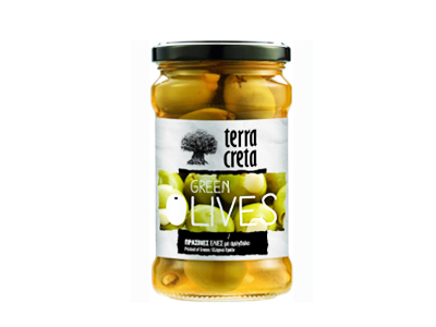 Terra Creta Green Olives With Almond 160gm