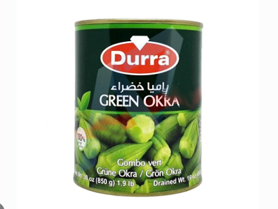 Durra Natural Green Okra 850gm