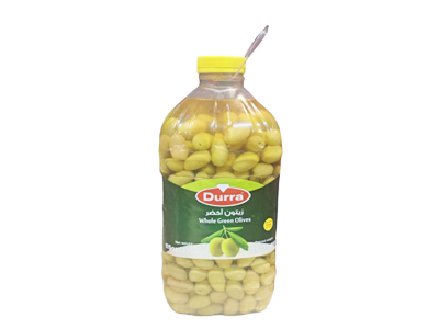 Durra Whole Green Olives 2000gm