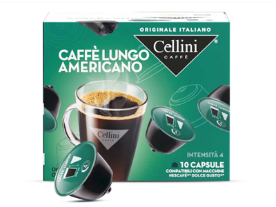 Cellini Capsuless Dolce Gusto Lungo Americano 1x10cap