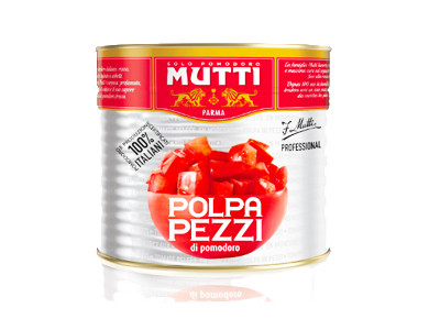 Mutti Polpa Pezzi Chopped Tomatoes 2500gm