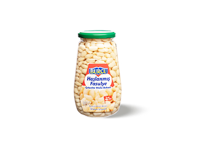 Burcu Boiled White Beans Jar 600gm