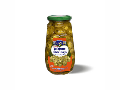 Burcu Jalapeno Pickle In Gls Jar 570gm