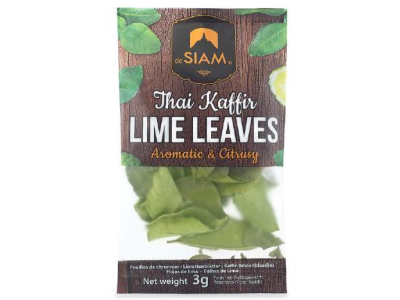 deSIAM Dried Kaffir Lime Leaves 3 gm