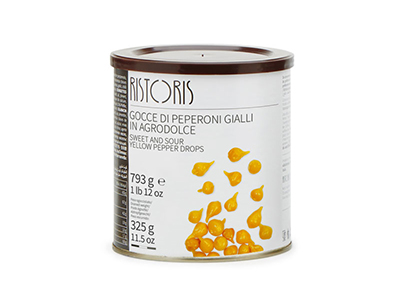 Ristoris Sweet and Sour Yellow Pepper Drops 793gm