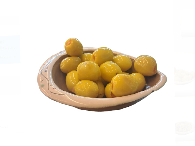 Yagmur Green Olives Stuffed with Orange approx 500gm