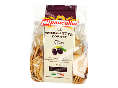 Panealba Crackers with Black Olives 180gm