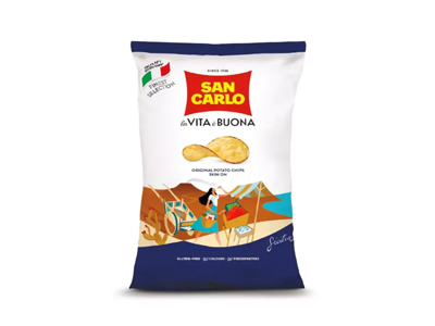 San Carlo Chips Skin on Potato 100gm