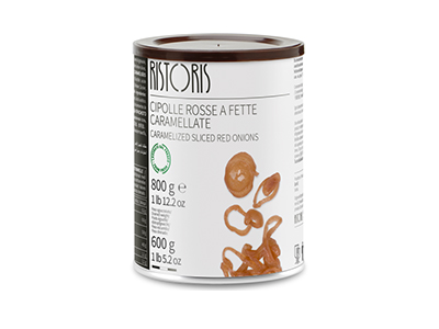 Ristoris Caramelized Sliced red Onions Tin 800gm