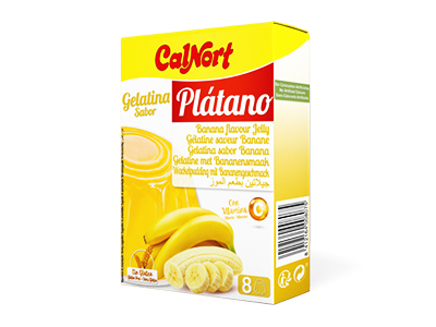 Calnort Banana Flavor Jelly 170gm