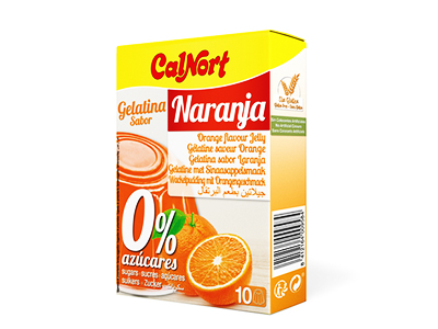 Calnort Orange Flavor Jelly 0% Sugar Jelly 28gm