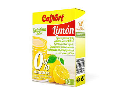 Calnort Lemon Flavor Jelly 0% Sugar Jelly 28gm