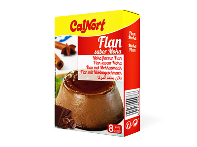 Calnort Moka Flavor Flan 130gm